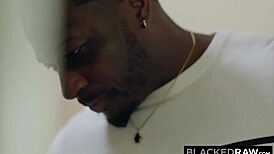 Jordan, that hot blonde milf, casually handles two thick big black cocks in missionary and riding positions