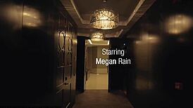 Megan Rain doubles the fun with submissive anal and blowjob