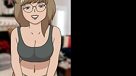 Xmas Visitor Arrives at the Cartoon House for Holiday Cheer.