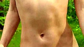 Perfect Body Girl Gets Anal Creampie Outdoors