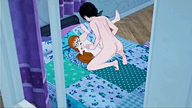 joker fucks futaba missionary then against the wall 😈 part 1 hentai