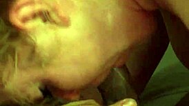 White Girl Sucking Teen Cock in Close-Up