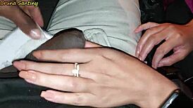 ofereci carona para a gostosa que tava andando sozinha na rua e ela transou comigo por gratidão