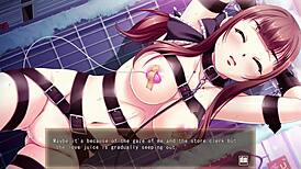 bound wife gets creampied in outdoor hentai bondage