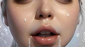 anime face painting with 100 ai facials feels unreal to me