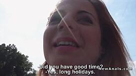 busty czech woman records sex tape