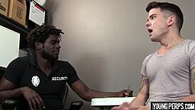 Black Cop Nails Straight Teen in Interracial Clash