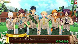 game friends camp episode 24 - collecting info in russian voice