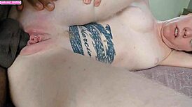 Redhead leaves her big pussy wet for rough fingering