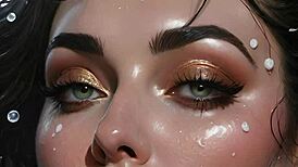 anime face painting with 100 ai facials feels unreal to me