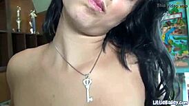 petite teen bailey toying her tight wet pussy?