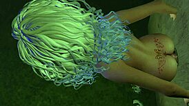 ANIME GIRL USES GLORY HOLE FOR HENTAI FUN