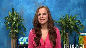 Hot Eighteen-Year-Old Girl in Tight Wet Hardcore Action