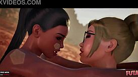 very sloppy throatfucking with choking and gagging