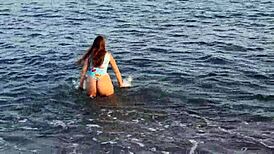 La Cachonda De Anaduro12 Feels Deep Desire On The Beach