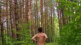 Perfect Body Girl Gets Anal Creampie Outdoors