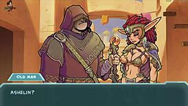 Akabur's Star Channel Features Ashelin in Intimate Cartoon Scene