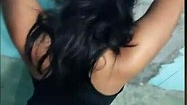 Latina Amateur Fucks Brunette Against Wall With Brown Eyes. Intense Action Unfolds.