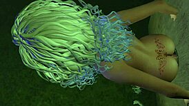 ANIME GIRL USES GLORY HOLE FOR HENTAI FUN