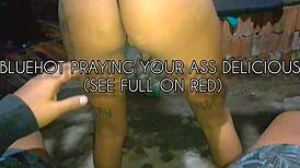 Bluehot Prays Over Your Delicious Ass - See Full on Red