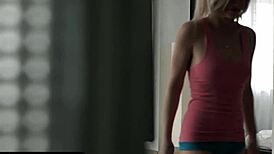 dickriding euro model gets pounded hard by her man.