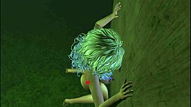 ANIME GIRL USES GLORY HOLE FOR HENTAI FUN