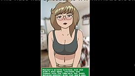 Xmas Visitor Arrives at the Cartoon House for Holiday Cheer.