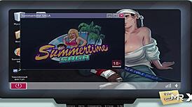 Summertimesaga teaches french in episode 1 35 with european anime style