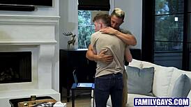 You Can Never Tell Stepmom About This - Stepdad And Stepson Bareback Gay Fucking