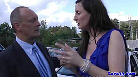 british milf in stockings enjoys gentle fingering