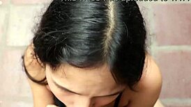 innocent employee gets seduced by boss and they fuck on the balcony