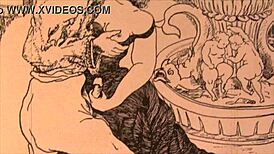 빈티지 에로틱 드로잉이 시대를 초월한 센슈얼 아트 포착