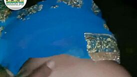 Desi girl fucks groom in wedding by lifting saree