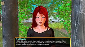 i'm exploring my new family's big asses and tits in this hentai game, fucking them all with my monster cock