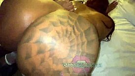 Big booty ebony bbw takes backshots from bbc