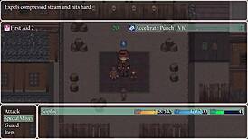 detective girl battles an old man and his giant robot in steam city part 7