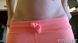 Blond whore takes big black cock in intense anal fucking, getting her asshole creampied hard