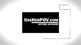 curvy maid turns into freeuse fuck machine in pov action