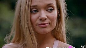 Hey, check petite big ass blonde teen Zhenya Belaya posing naked