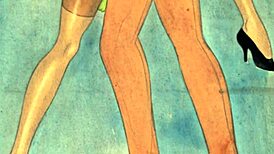 vintage drawings from antique anime and retro cartoons