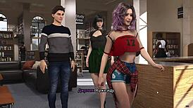 complete gameplay of freshwomen part 7 with hot anime car sex