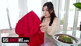 Stepsis Keira Croft in valentines day scene