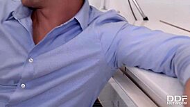 lascivious bandmates bridgette b and august ames share pianists hard cock in rough threesome