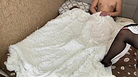 Cum hard on arab milf's tight body now