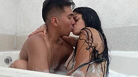 Cheating Wife Fucks Her Lover Passionately in the Jacuzzi!