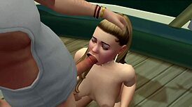 wild latina shaking her booty