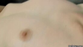 Astonishing kitten rubs her spread slit until she hits a wild climax.