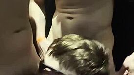 Raw Orgy Explodes in Nightclub Bathroom Chaos