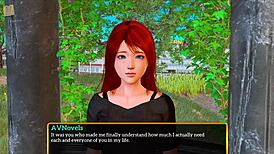 i'm exploring my new family's big asses and tits in this hentai game, fucking them all with my monster cock