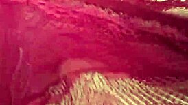 College girl teases tight pussy in lingerie